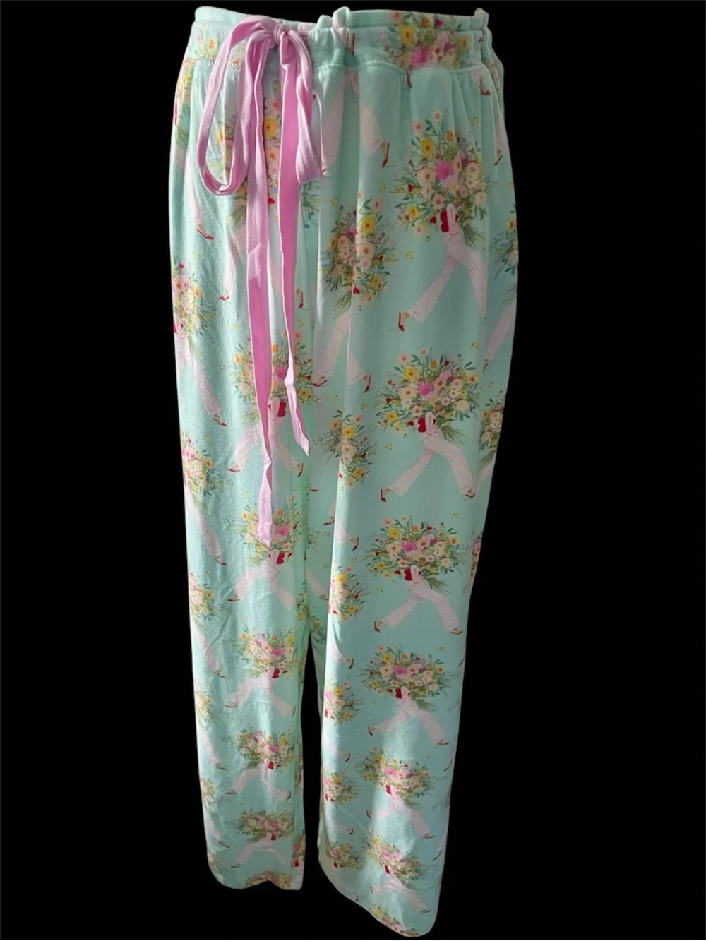 P.J. Salvage x Adrian Valencia Pajama Set NWT 🌸 Bright Mint 1X - Picture 7 of 15